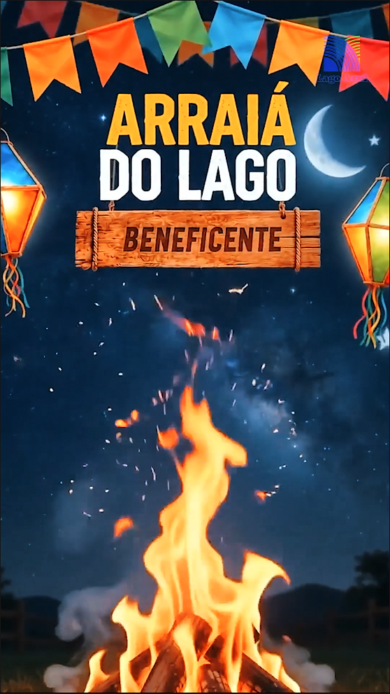 Assista ao vídeo do Arraiá do Lago